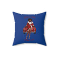They Not Like Us 4-(Blue) Spun Polyester Square Pillow