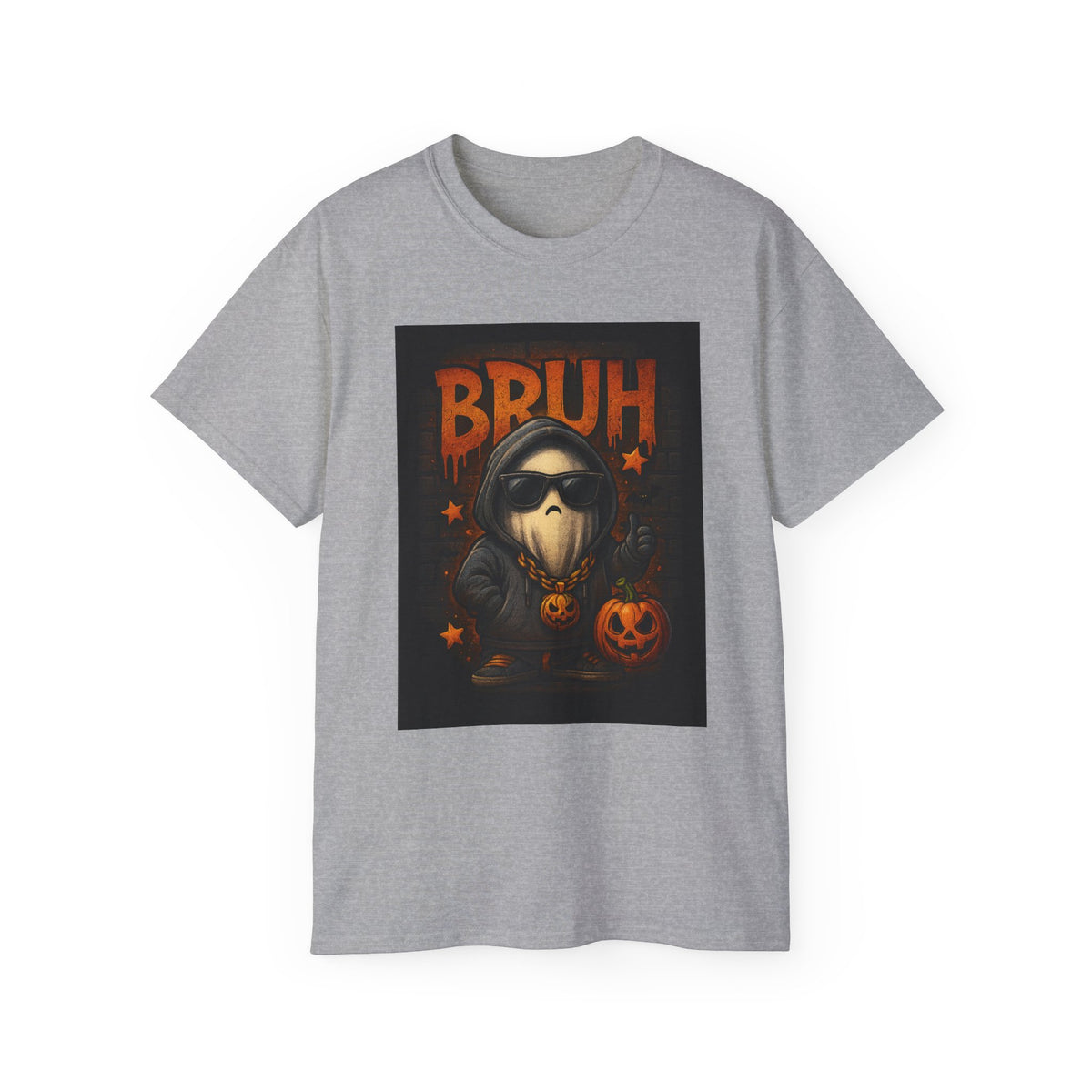Bruh Cotton Tee (Brick Wall)