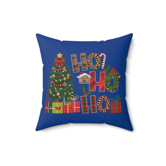 Ho Ho Ho-Christmas Tree-Dark Blue