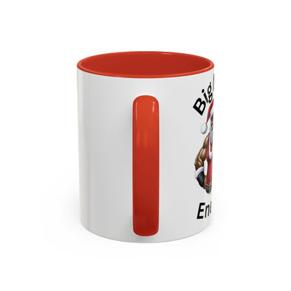 Big Nick Energy-Accent Coffee Mug (11, 15oz) (Black)