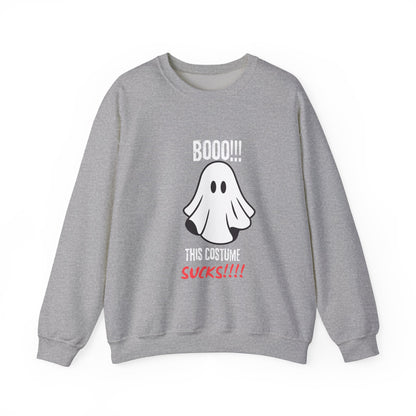 Boo Costume Sucks-Black-Sweatshirt