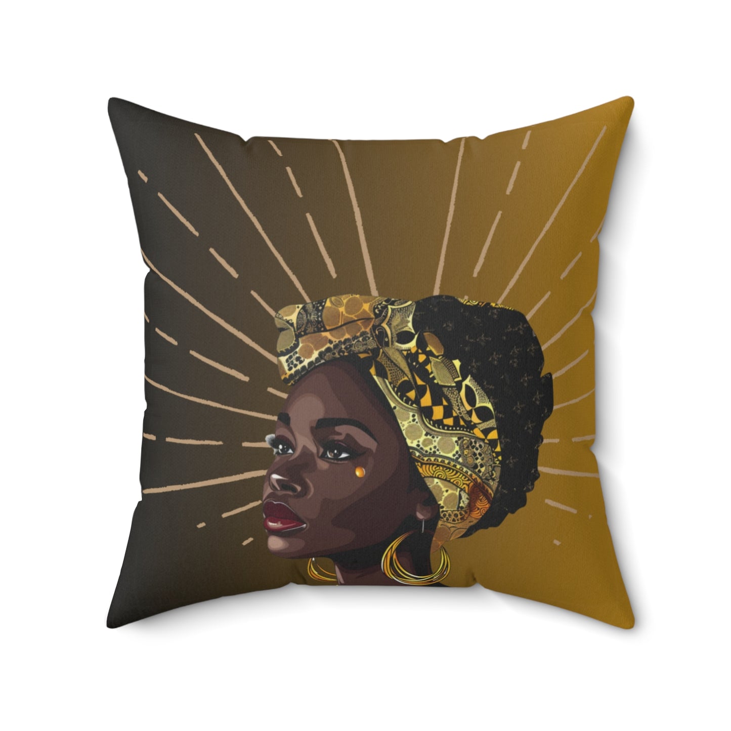 Star-Spun Polyester Square Pillow