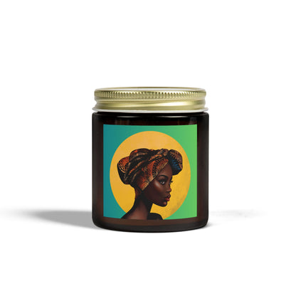 Moon-Scented Candles, Coconut Apricot Wax (4oz, 9oz)