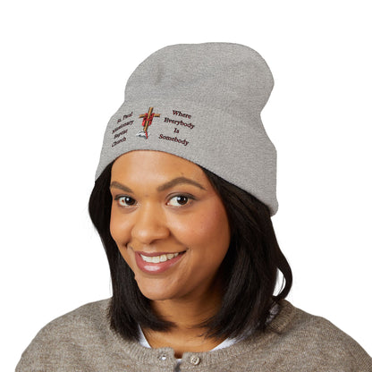 Church Classic Embroidered Cuffed Beanie