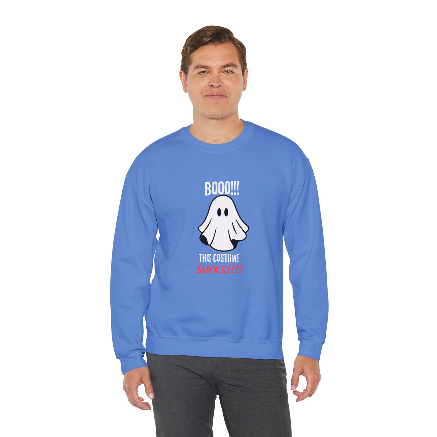 Boo Costume Sucks-Black-Sweatshirt