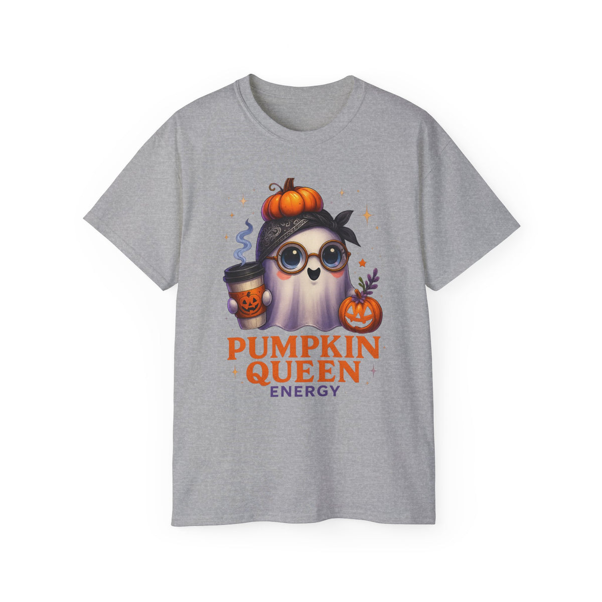 Pumpkin Queen Energy Halloween Tee
