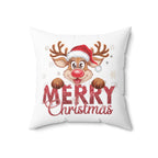 Merry Christmas Reindeer-White