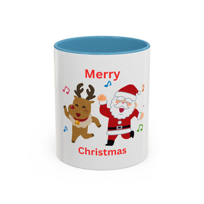 Singing Santa and Rudolf