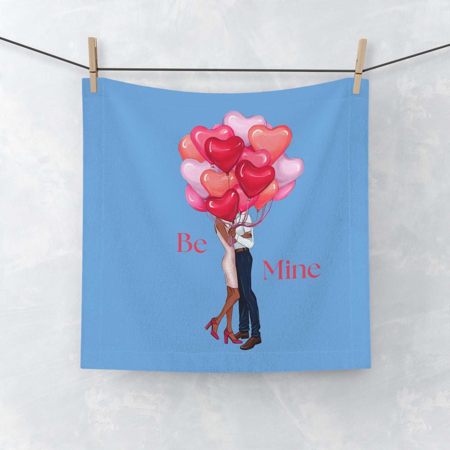 Be Mine-Face Towel