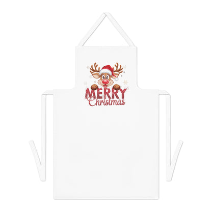 Merry Christmas Rudolph-White