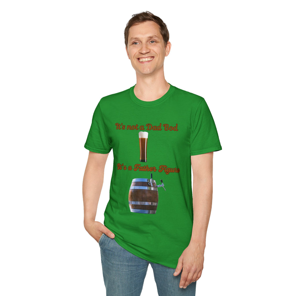 Funny Dad Bod T-Shirt, Father’s Day Gift, Unisex Humor Tee, Perfect for BBQs, Casual Outings, Family Gatherings