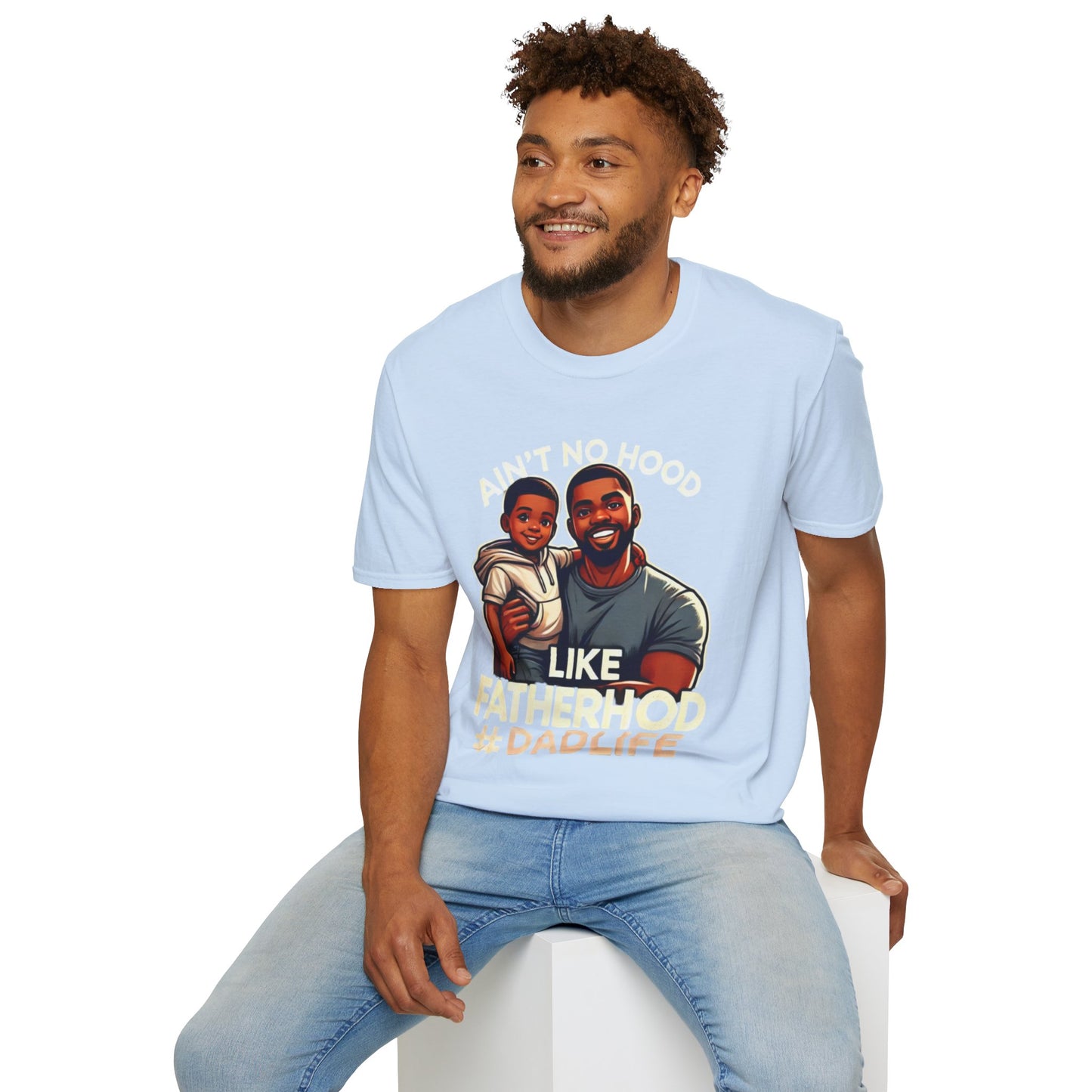 Dad Life Unisex Softstyle T-Shirt, Gift for Father's Day
