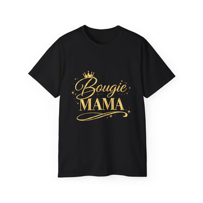 Bougie Mama T-Shirt — Gold Crown Graphic Mom Tee