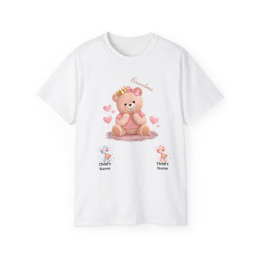 Personalized Grandma Teddy Bear Tee