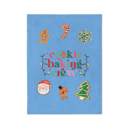 Baking Crew-2 Velveteen Microfiber Blanket (Lt Blue)