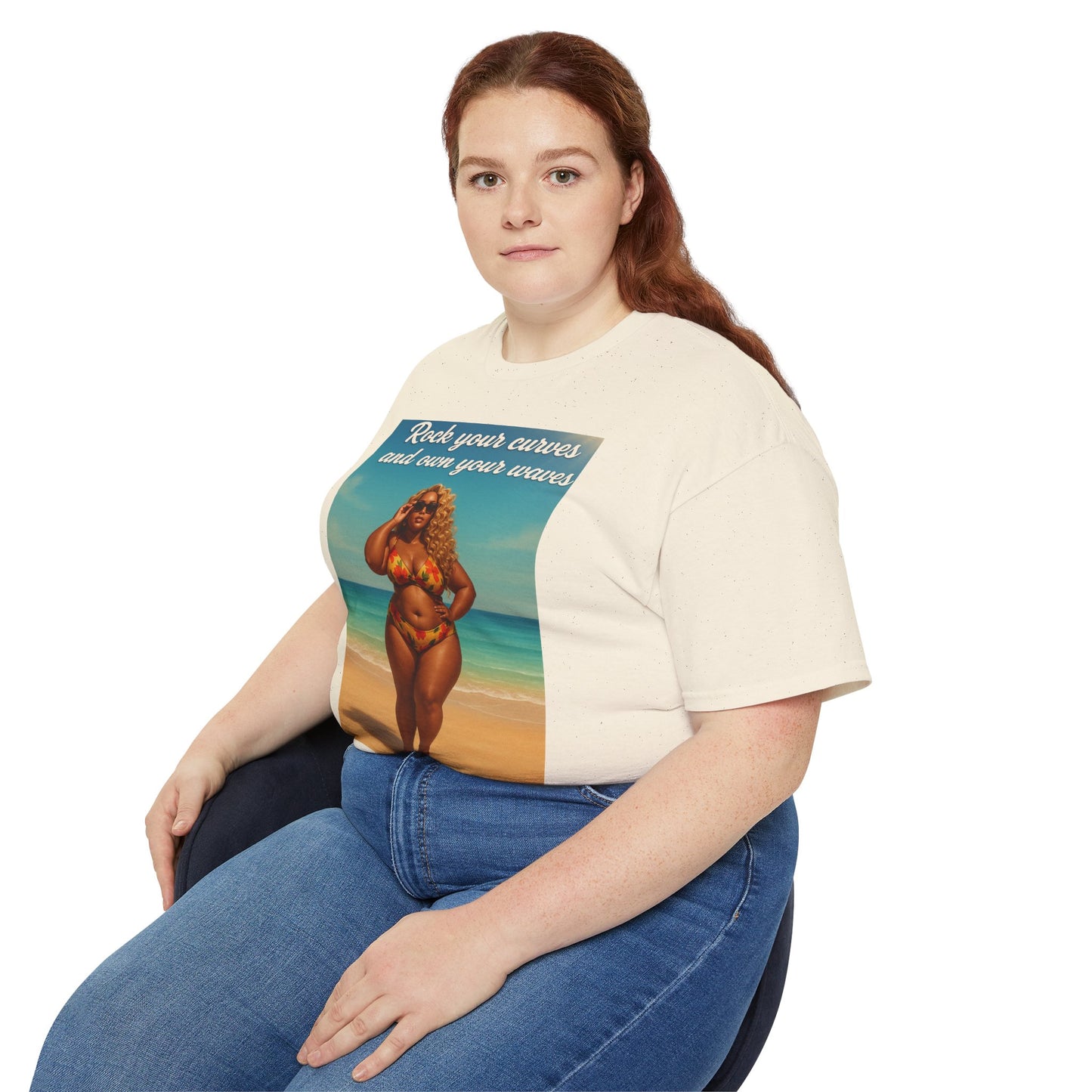 Embrace Your Curves And Rock Your Waves, Body Positivity T-Shirt