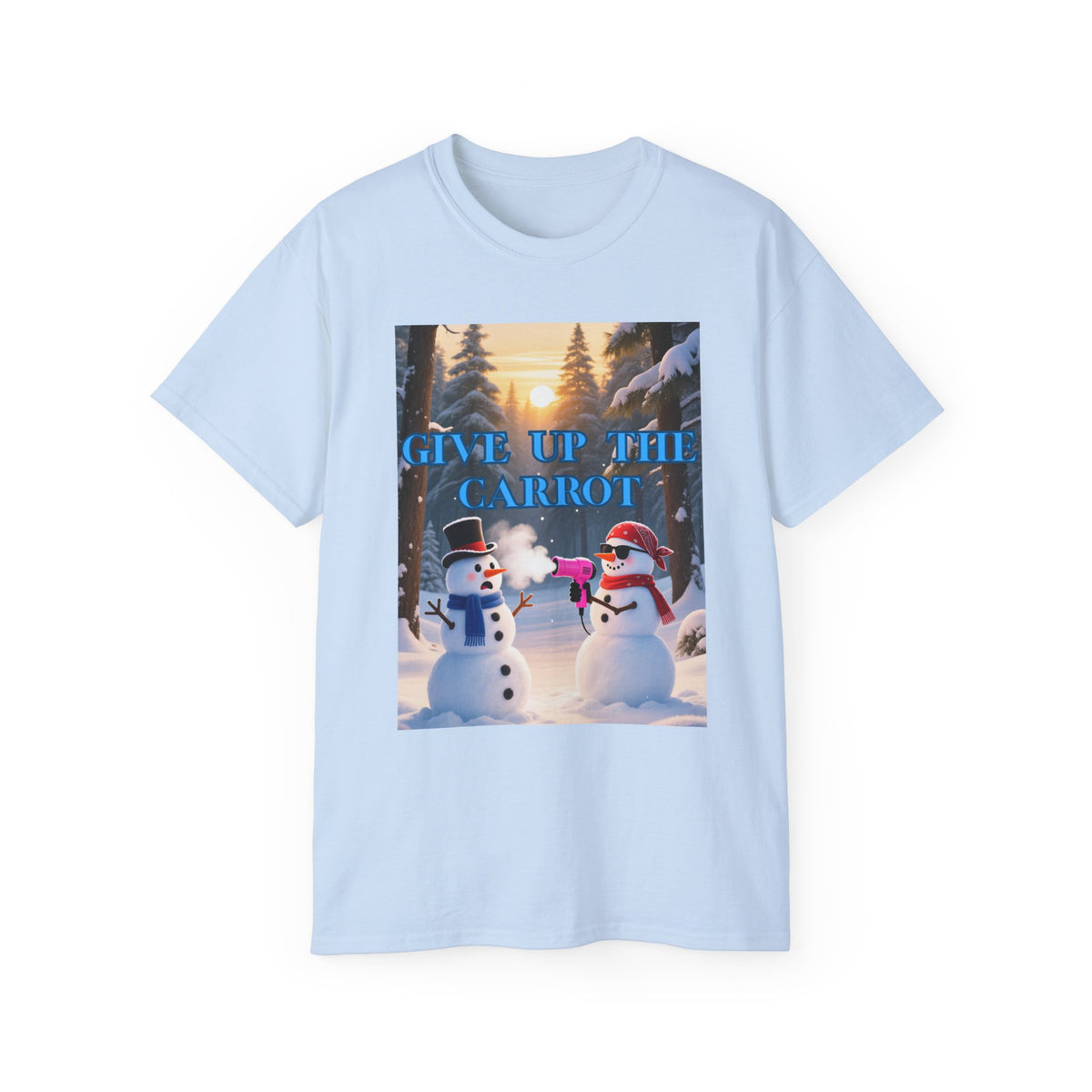 Give Up the Carrot Snowman T-Shirt