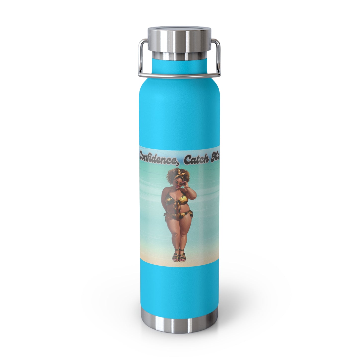 Curves and Confidence Insulated 22 oz Water Bottle