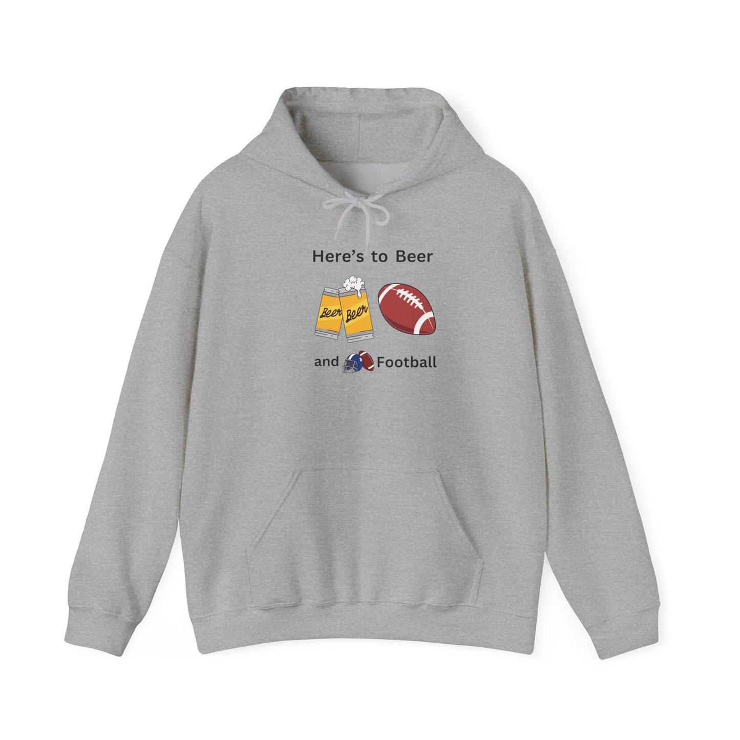 Beer and Football-Hoodie