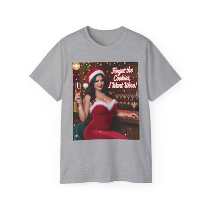 Ms Claus wine T-shirt
