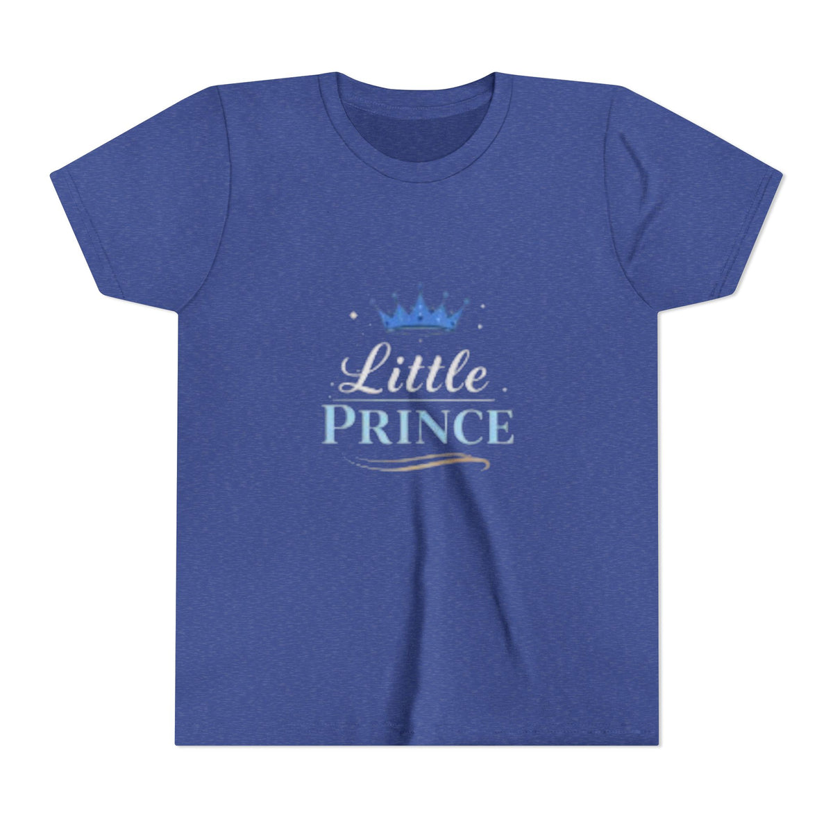 Little Prince Youth Tee (blue-beige letters) — Mother's Day Matching Tee