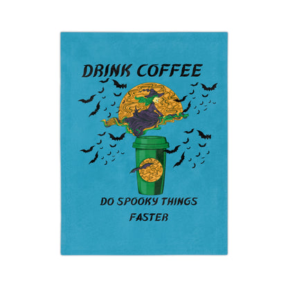 Drink Coffee Witch-Turquoise