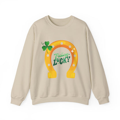 Feeling Lucky Horseshoe Sweatshirt — St. Patrick’s Day