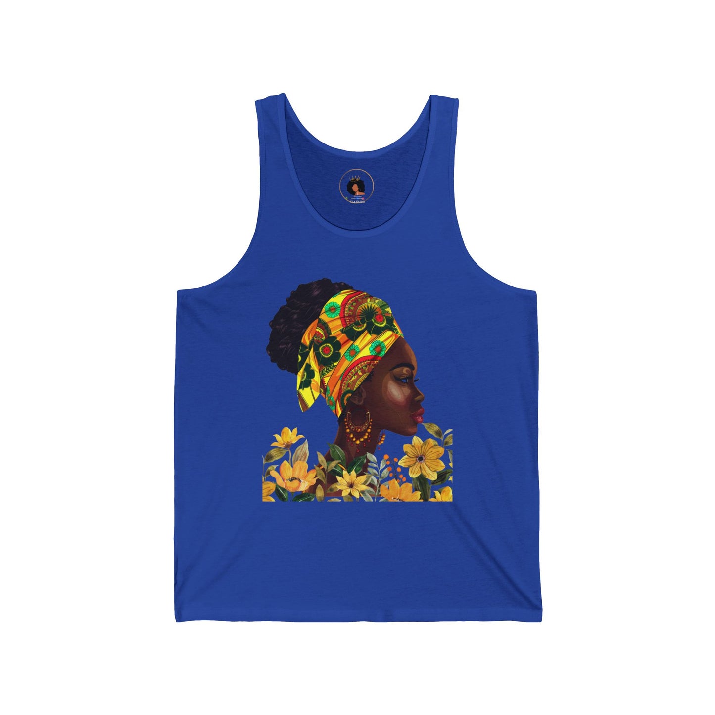 Queen Sunflower Unisex Jersey Tank
