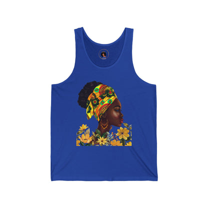 Queen Sunflower Unisex Jersey Tank