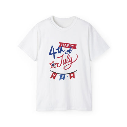 Happy 4th of July USA T-Shirt — Patriotic Independence Day Tee