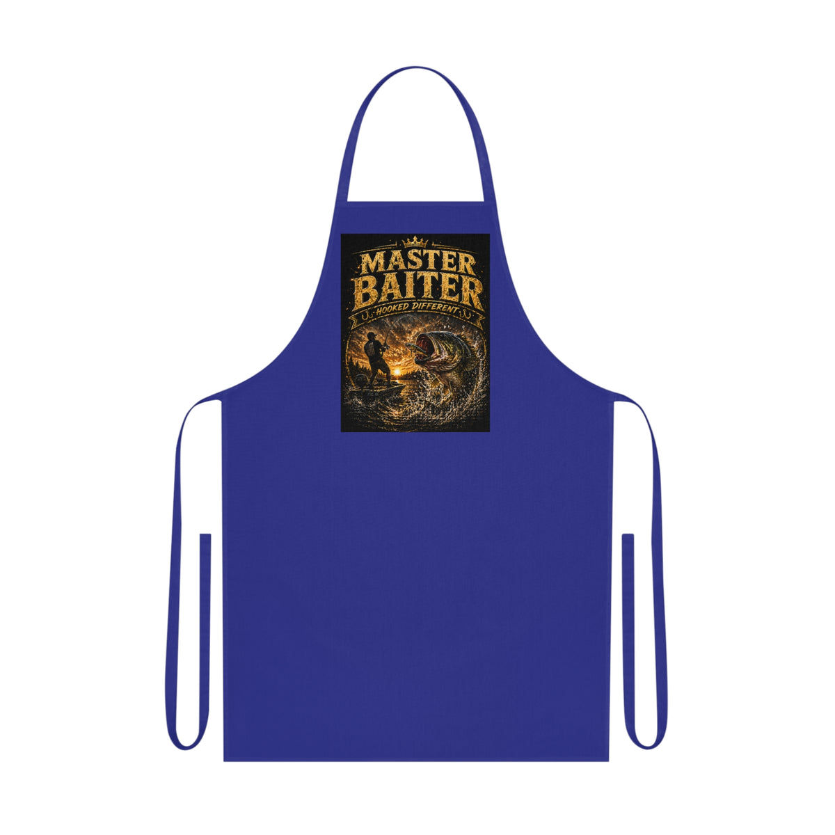 “Master Baiter” Funny Angler Cotton Fishing Apron