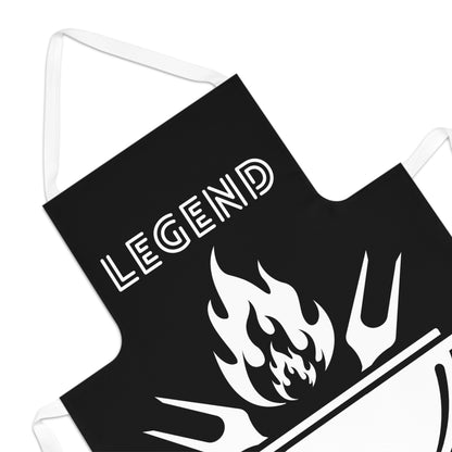 Legend At Work Chef Apron-Black