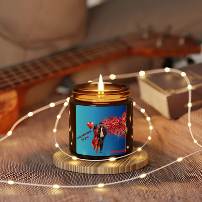 I Only Have Eyes For You-Scented Soy Candle (Multi-Size, Amber Jar)