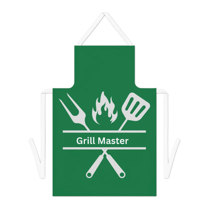 Grill Master Apron-Green-White