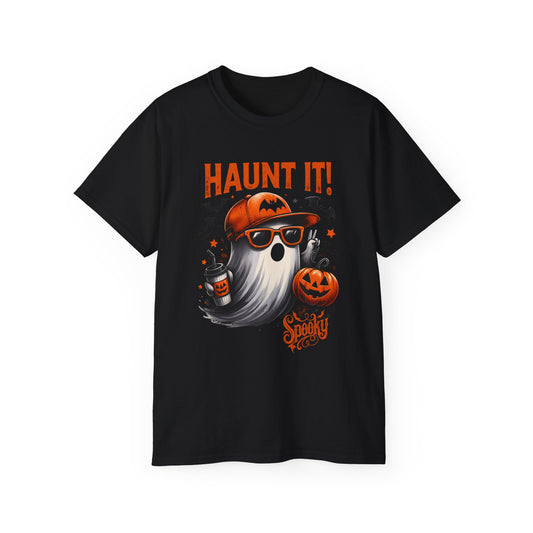 Spooky Ghost Halloween Tee, Unisex