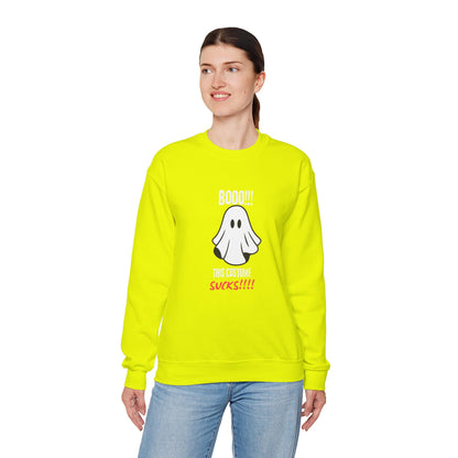 Boo Costume Sucks-Black-Sweatshirt