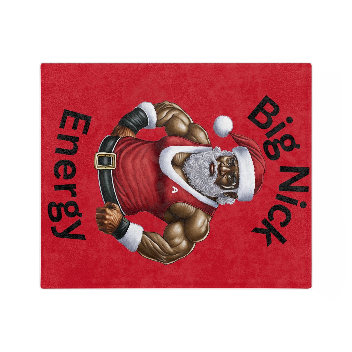 Big Nick Energy Velveteen Microfiber Blanket (Red)