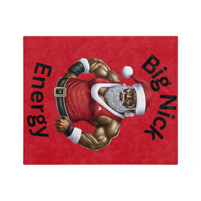 Big Nick Energy Velveteen Microfiber Blanket (Red)