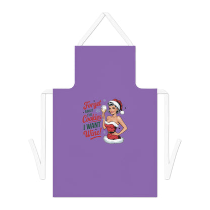 Forget About The Cookies-Adult Apron (AOP) (Lt Purple)
