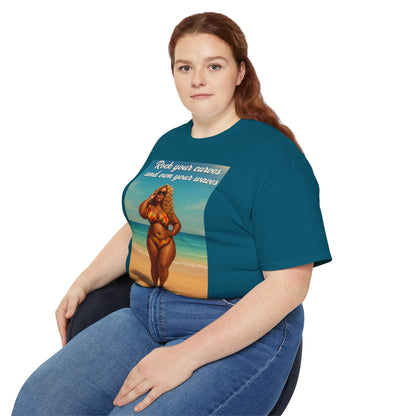 Embrace Your Curves And Rock Your Waves, Body Positivity T-Shirt