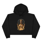 Golden Goddess Crop Hoodie