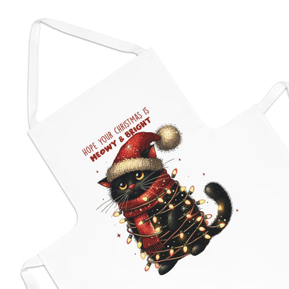 Tangled Lights Cat-White