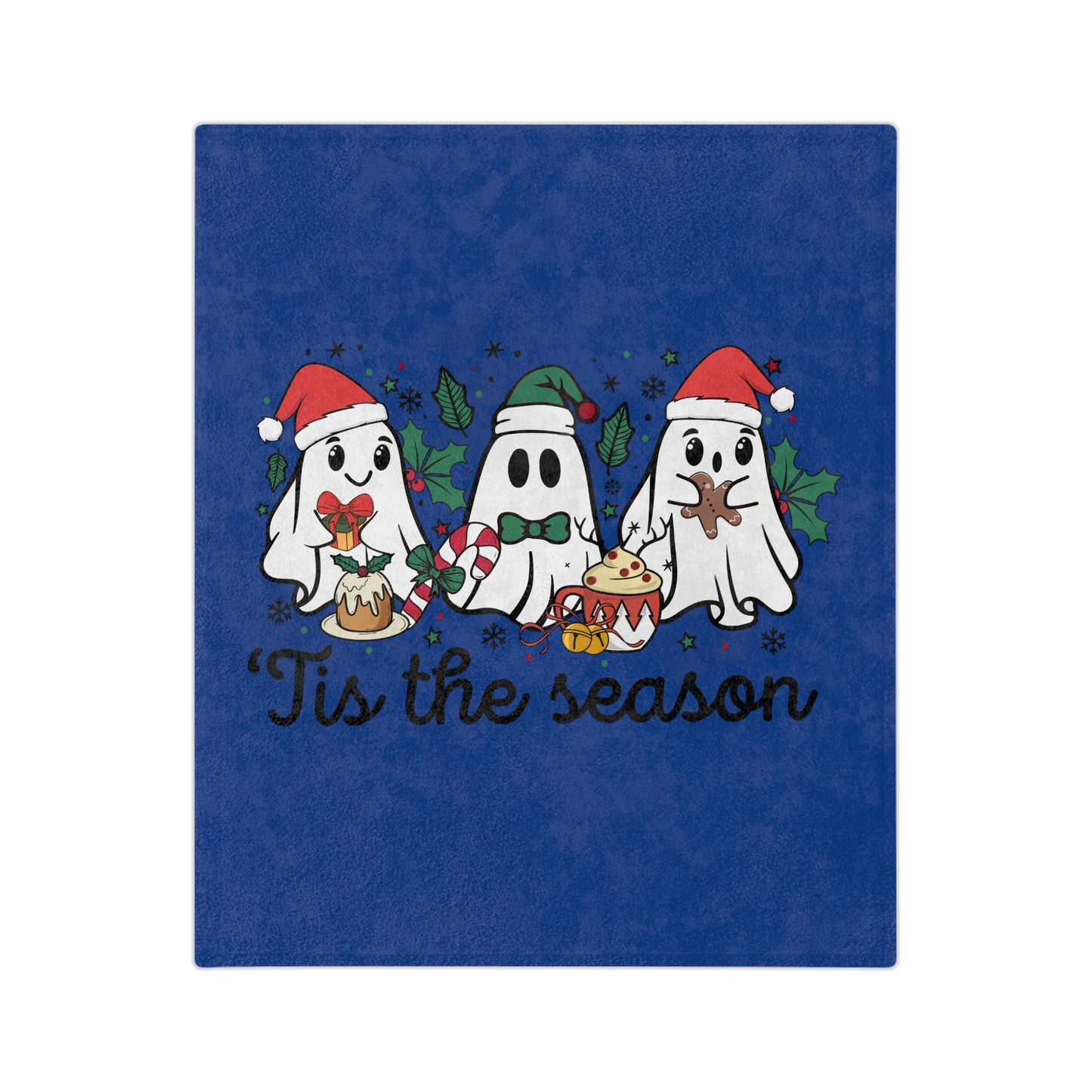 Christmas Ghost-Dark Blue