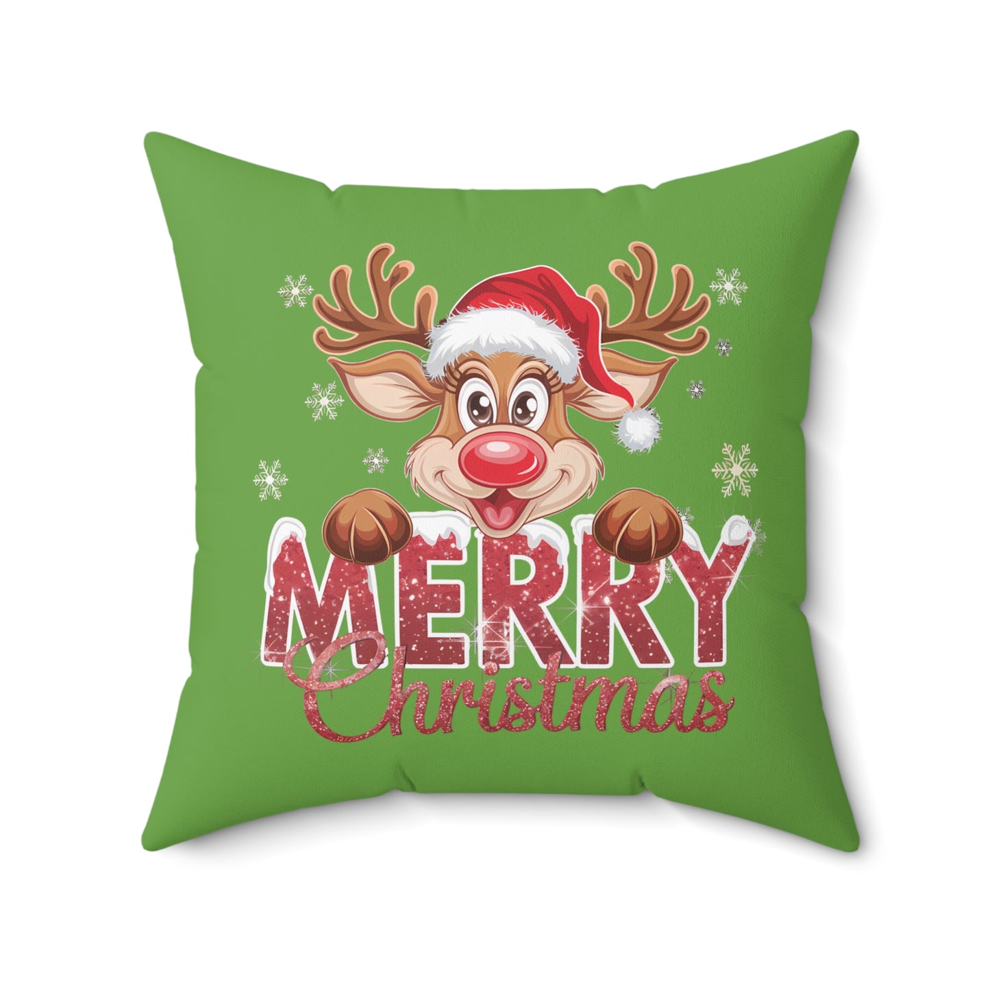 Merry Christmas Rudolf-Green