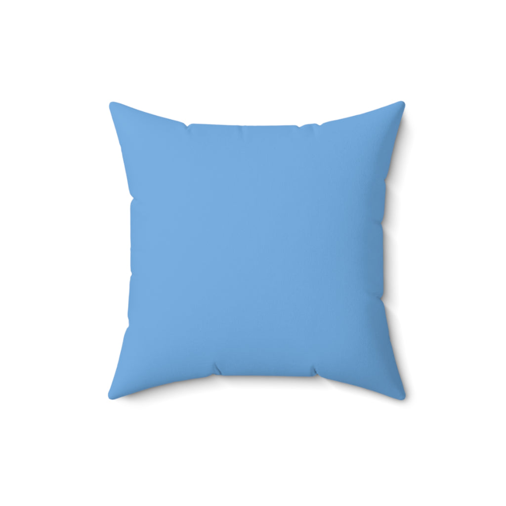 They Not Like Us 4- (Lt Blue) Spun Polyester Square Pillow