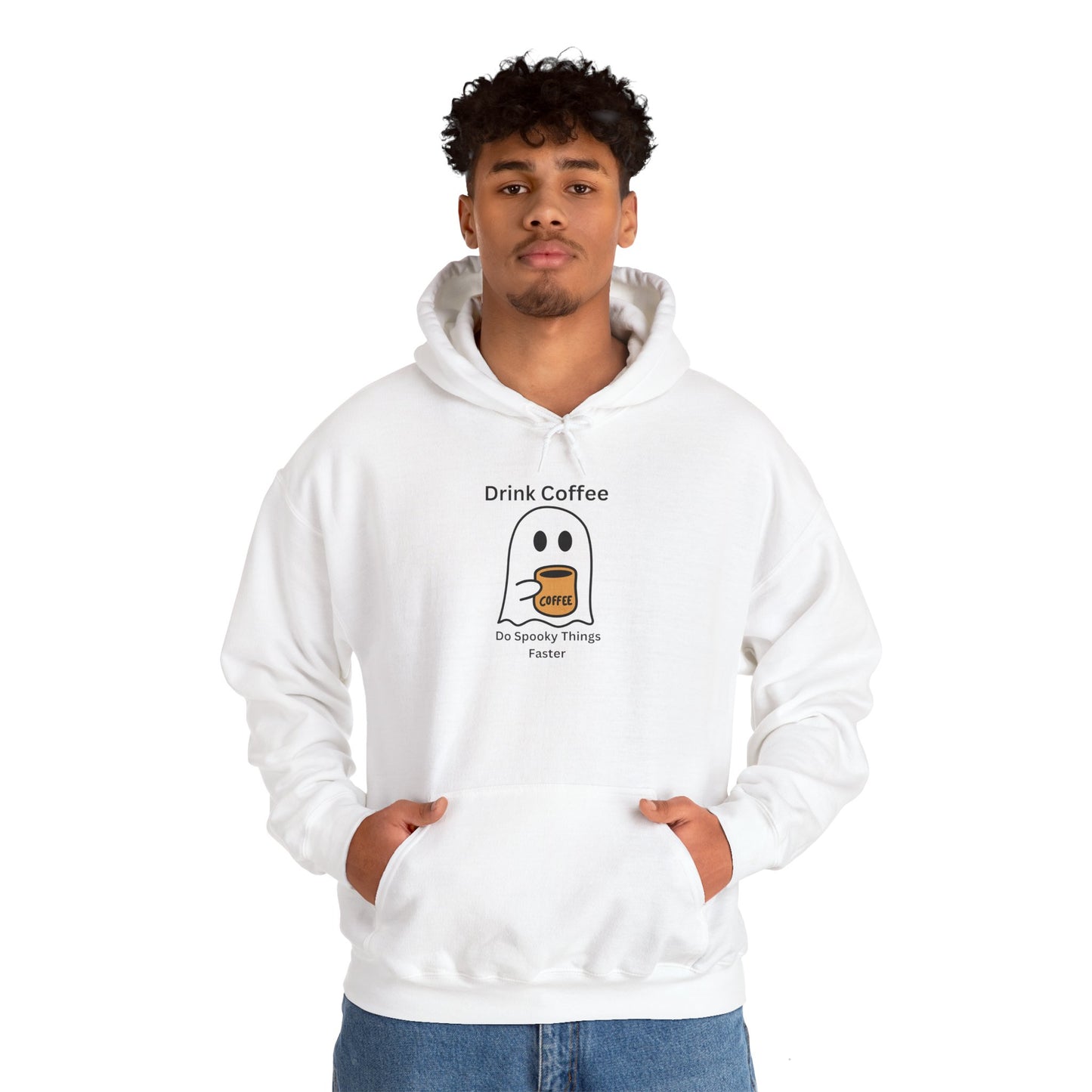 Drink Coffee-Ghost-Hoodie