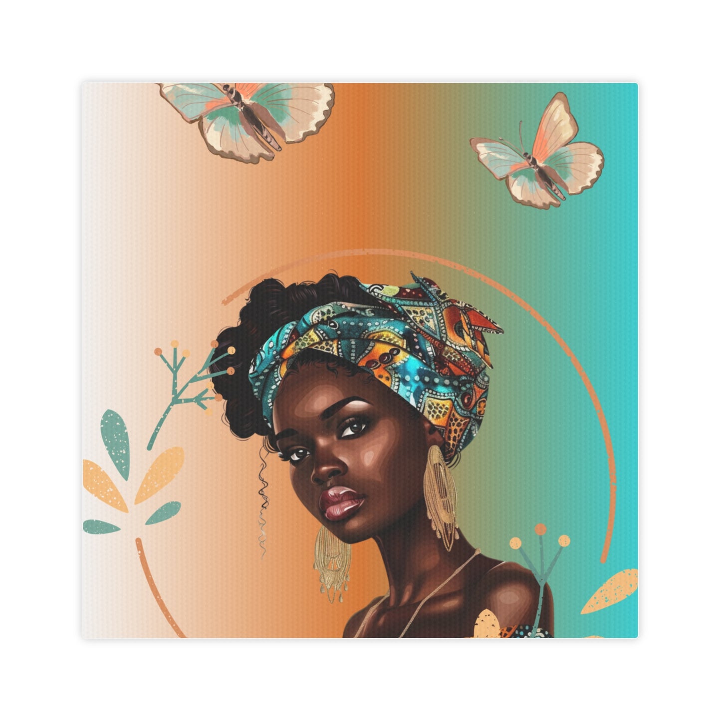 Queen Teal-Canvas Photo Tile