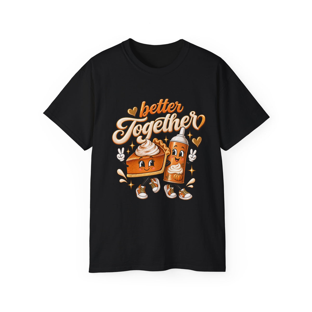 Better Together Pumpkin Pie and Whip Cream T-Shirt