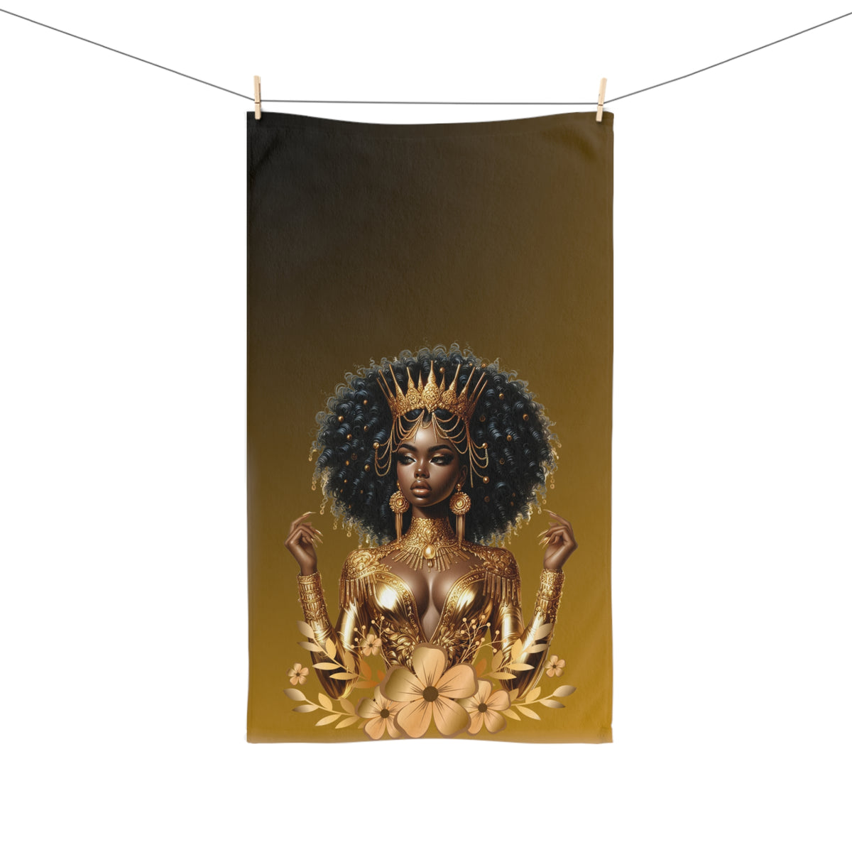 Golden Goddess-Hand Towel