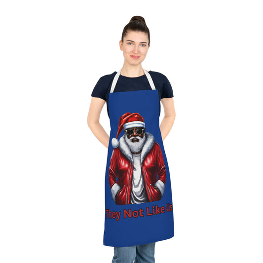 They Not Like Us-Adult Apron (AOP) (Dk Blue)